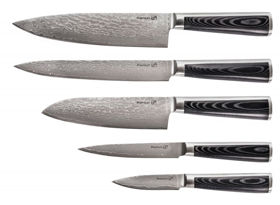 G21 Sada nožů G21 Damascus Premium, Box, 5 ks G21-6002260 - main (0)
