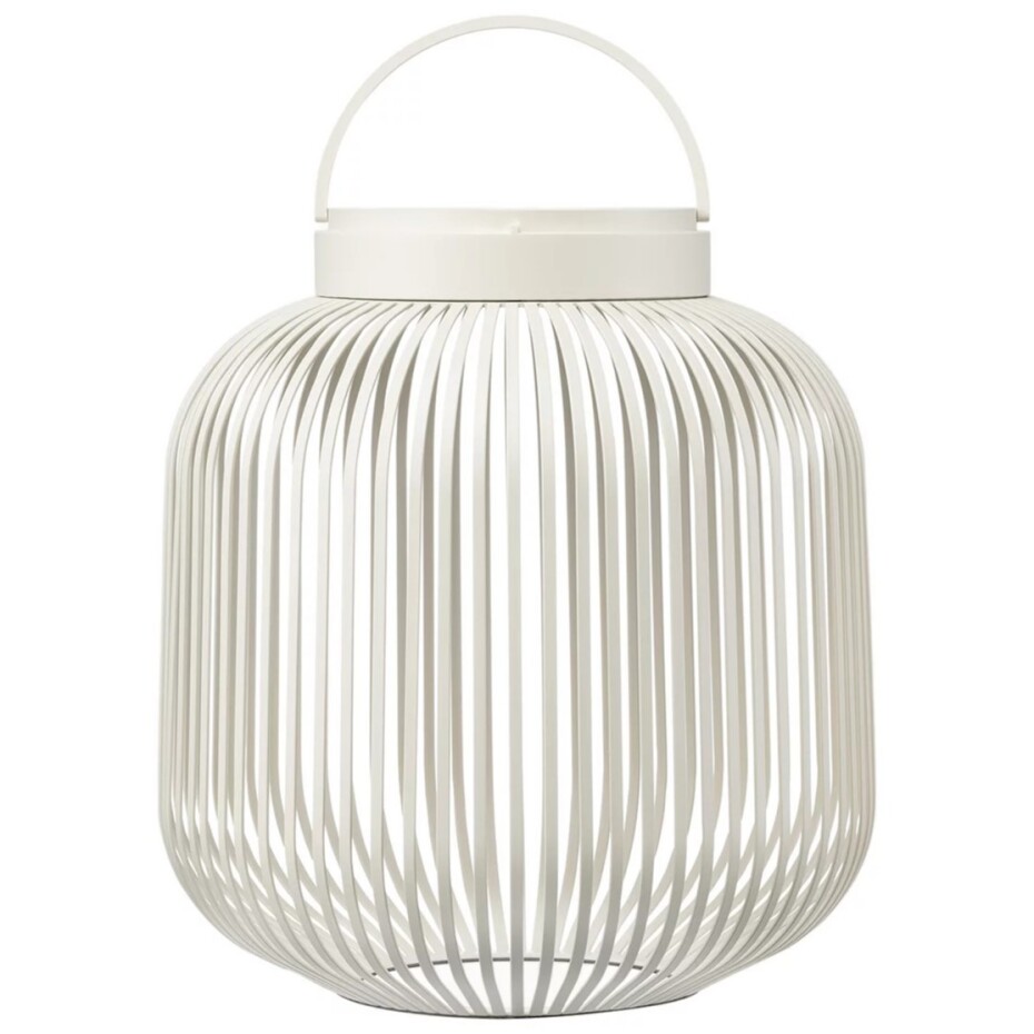 Přenosná stolní lampa LITO M 30,5 cm, LED, hedvábně šedá, ocel, Blomus - main (0)