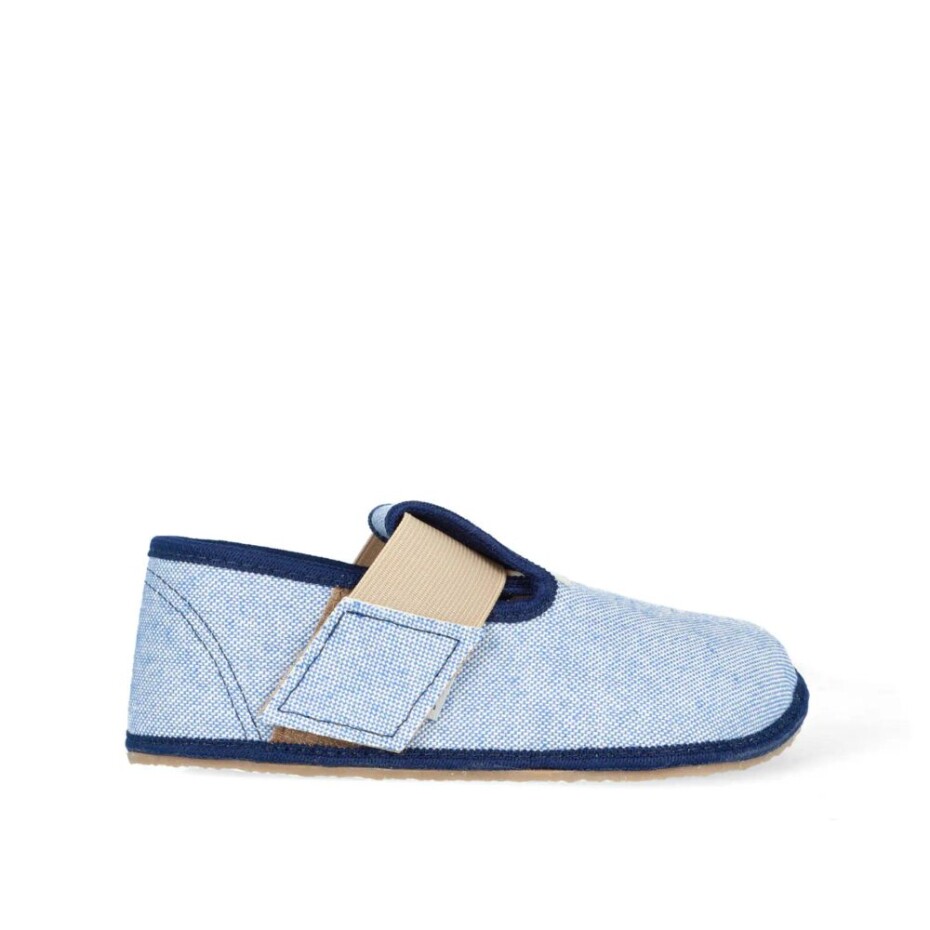 Barefoot chlapecké přezůvky Pegres, BF01 textil, modrá - 26 - main (0)