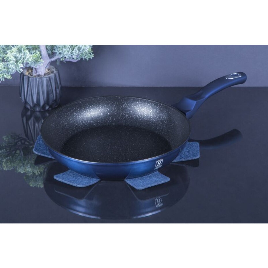 BERLINGERHAUS Pánev s mramorovým povrchem 28 cm Aquamarine Metallic Line BH-1872 - main (7)