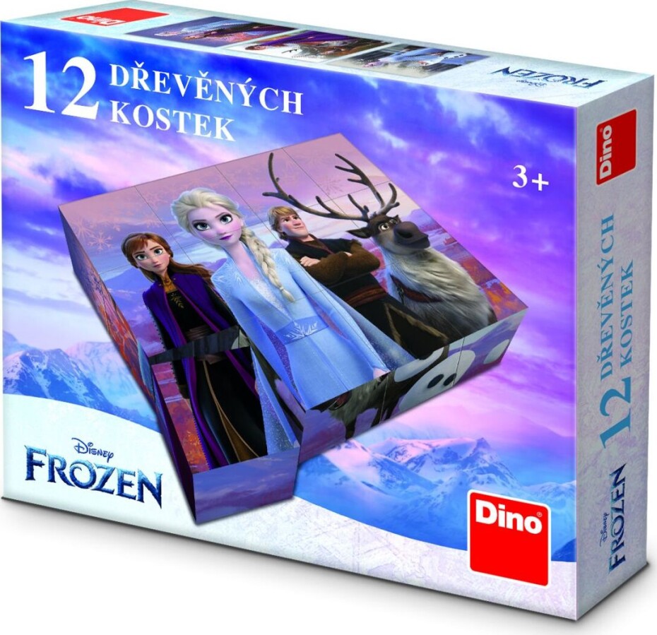 FROZEN II 12 Dřevěné kostky - main (0)