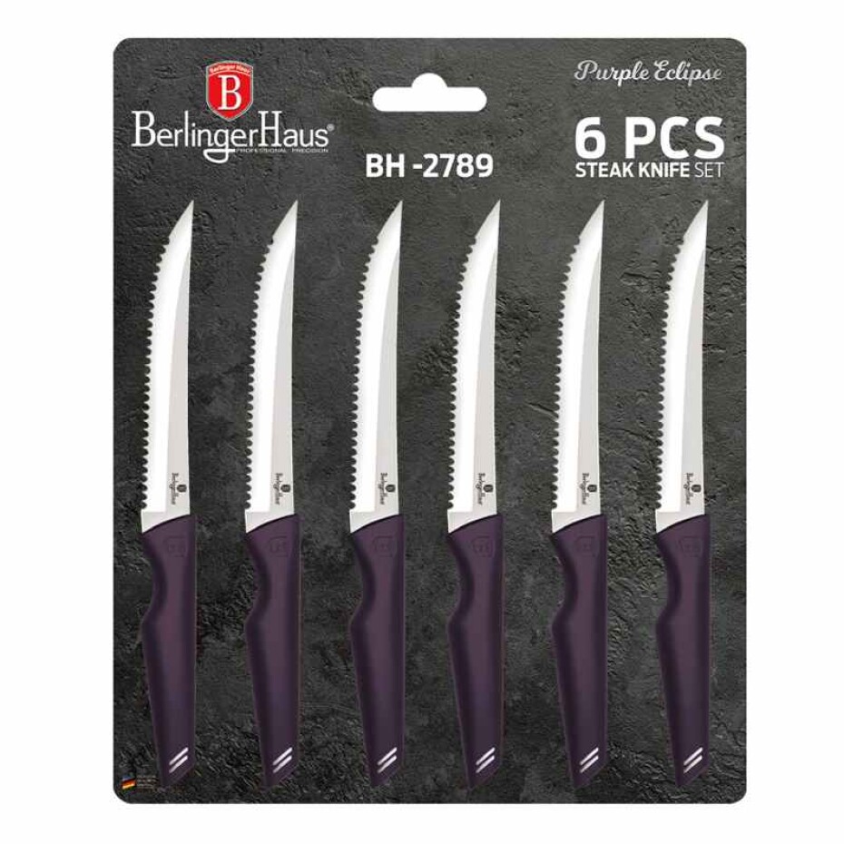 BERLINGERHAUS Sada steakových nožů 6 ks Purple Eclipse Collection BH-2789 - main (1)
