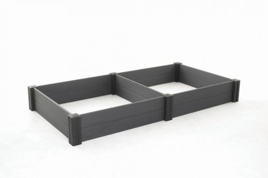 Keter Vyvýšený záhon Keter Vista Modular Garden Bed dvoubalení šedý KT-610334 - main (1)