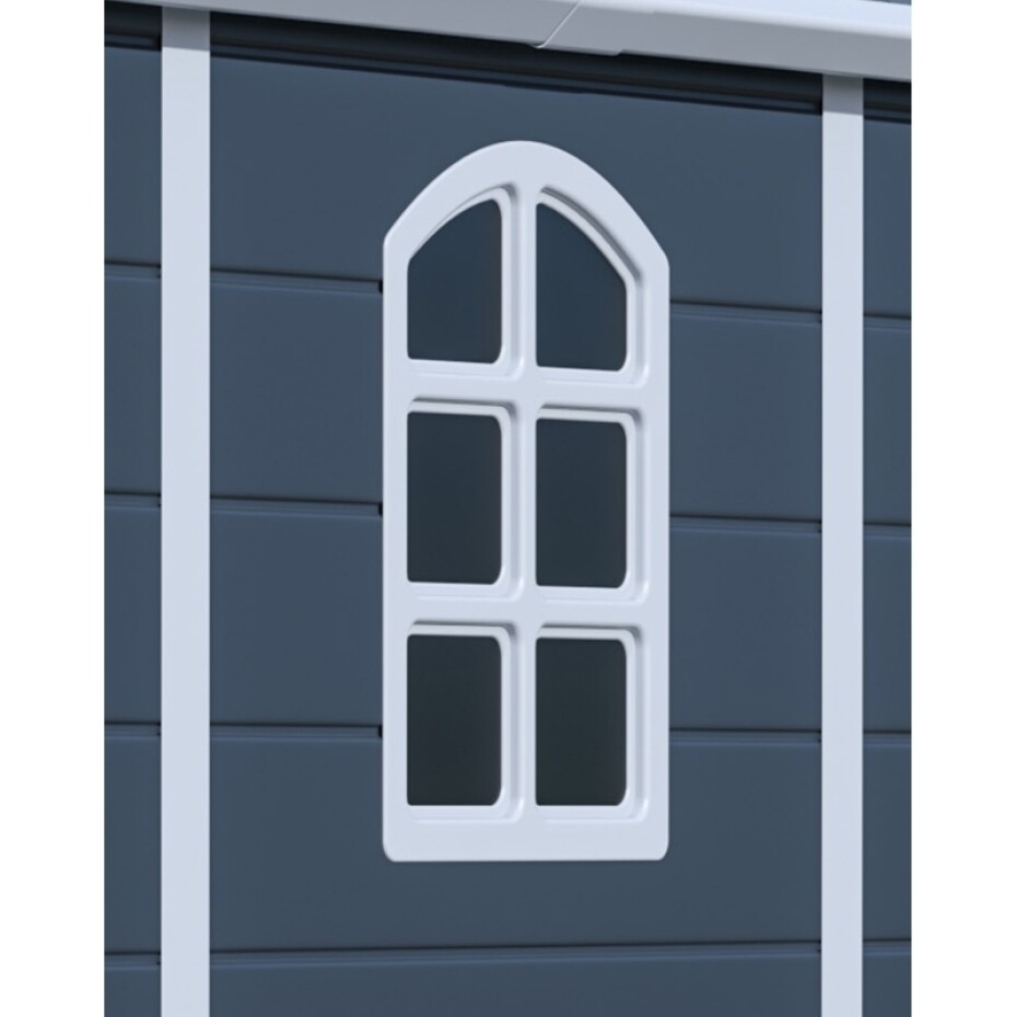 G21 Zahradní domek G21 Boston 523 - 188 x 278 cm, plastový, šedý G21-6390071 - main (4)