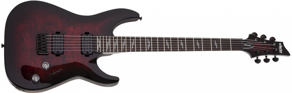Schecter Omen Elite-6 - Black Cherry Burst - main (0)