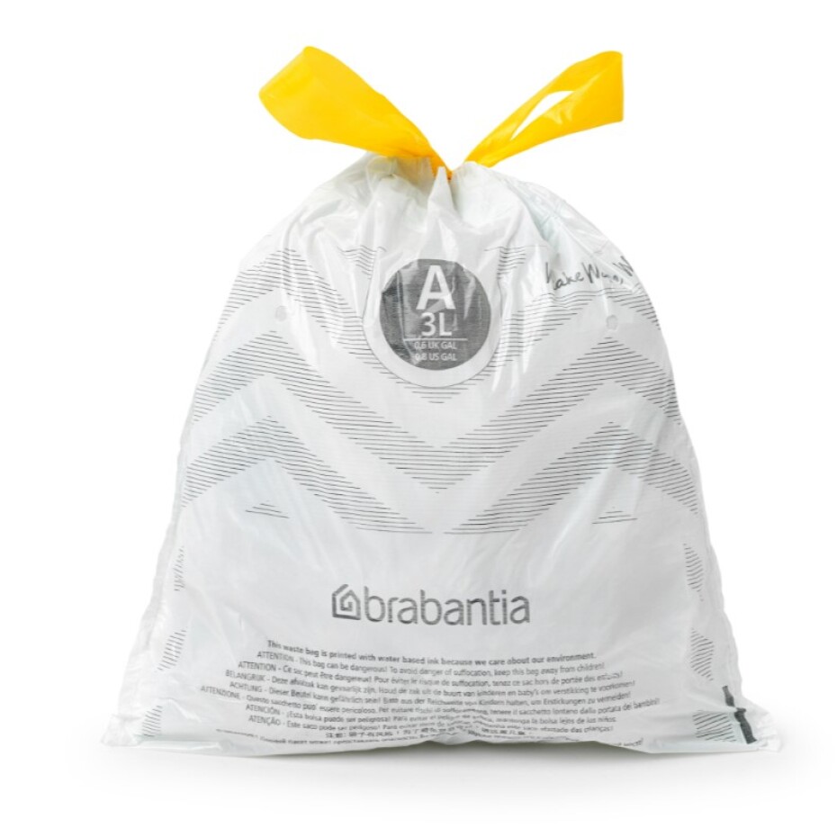 Sáčky do odpadkového koše A PERFECTFIT 3 l, sada 200 ks, Brabantia - main (2)