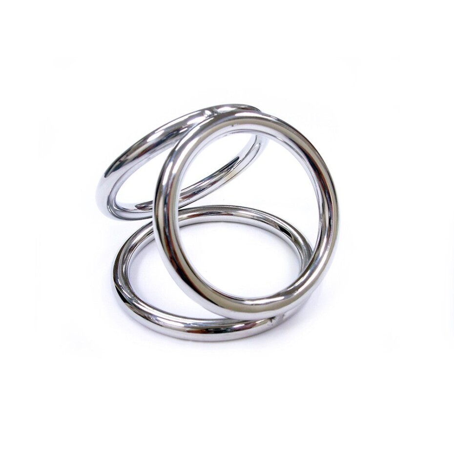 Rouge Triple Cock Ring Cage - main (0)