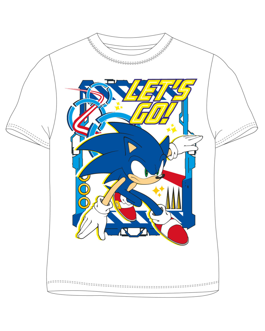 Ježek SONIC - licence Chlapecké tričko - Ježek Sonic 5202048, bílá Barva: Bílá, Velikost: 128 - main (0)