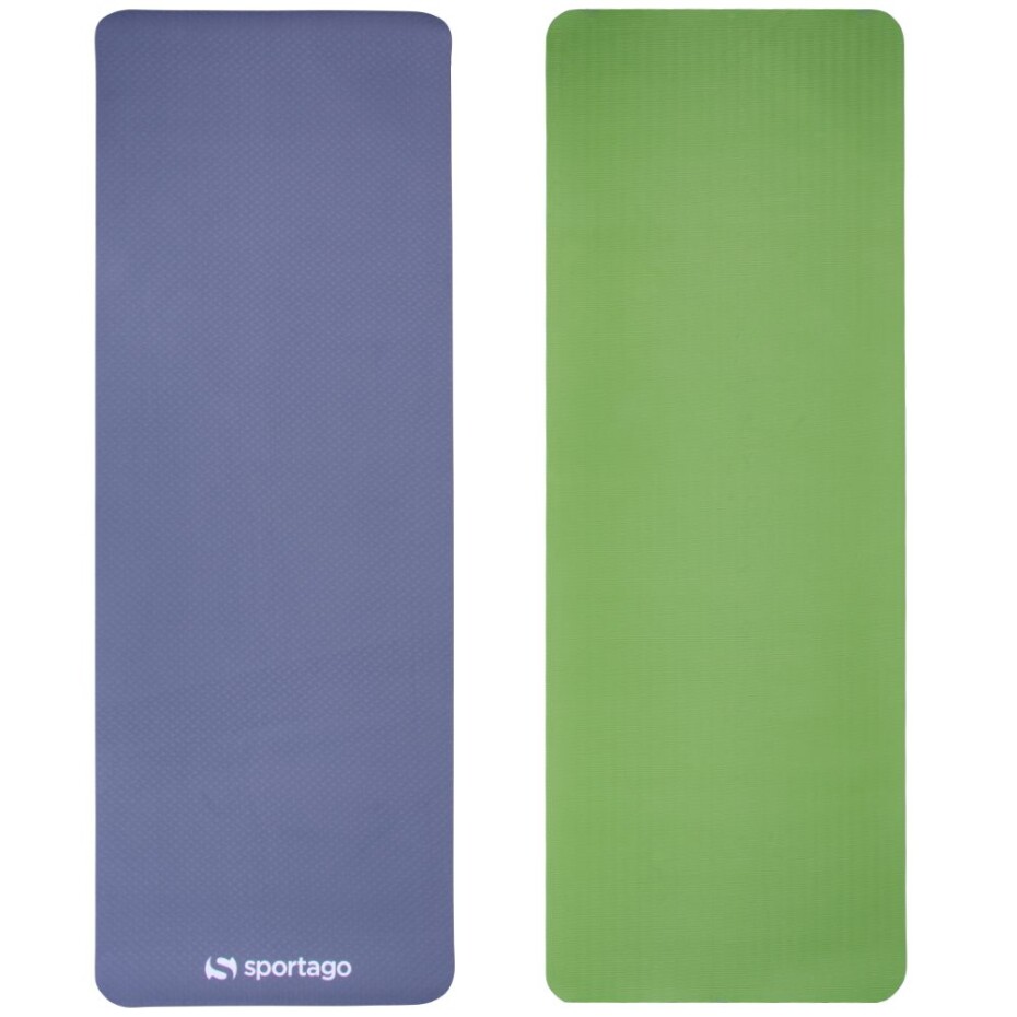 Podložka na cvičení Sportago TPE Yoga dvouvrstvá 173x61x0,4 cm, šedá - main (6)