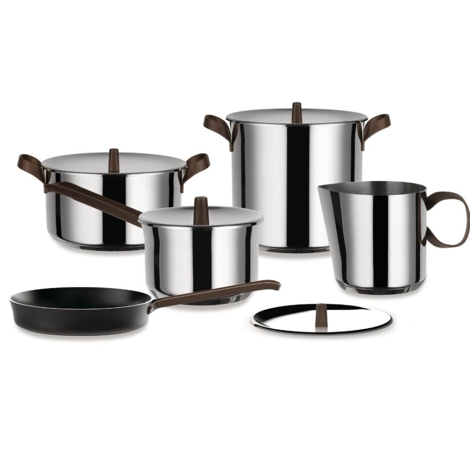 Poklice EDO 14 cm, stříbrná, nerez, Alessi - main (3)