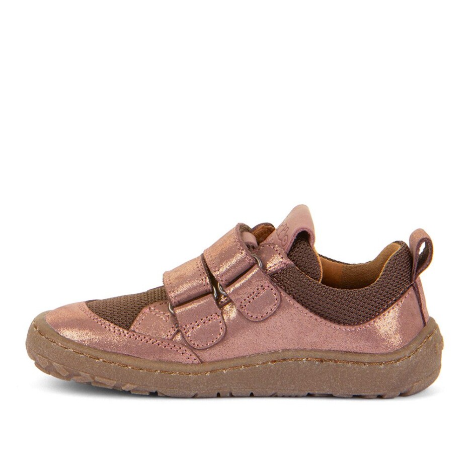 Dívčí barefoot tenisky BASE Pink/Gold Froddo G3130259-6 - růžová - 36 - main (1)