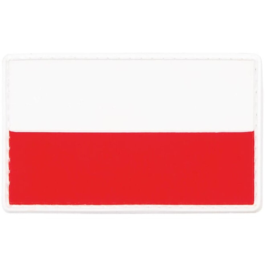 Nášivka gumová 3D: Vlajka Polsko - main (0)