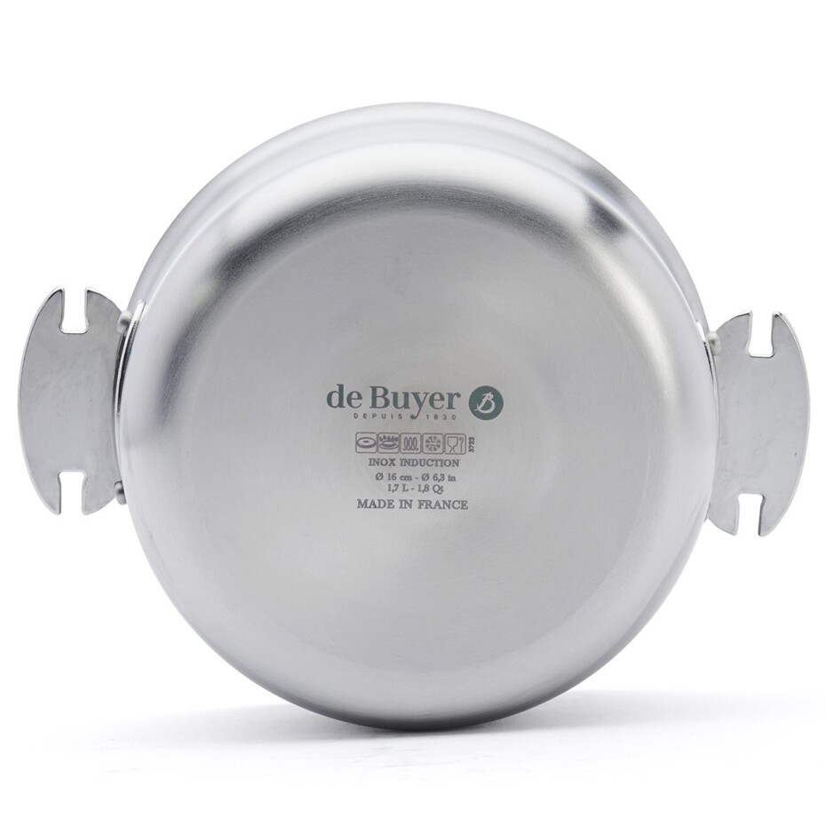 Hrnec ALCHIMY LOQY 16 cm, stříbrná, nerezová ocel, de Buyer - main (20)