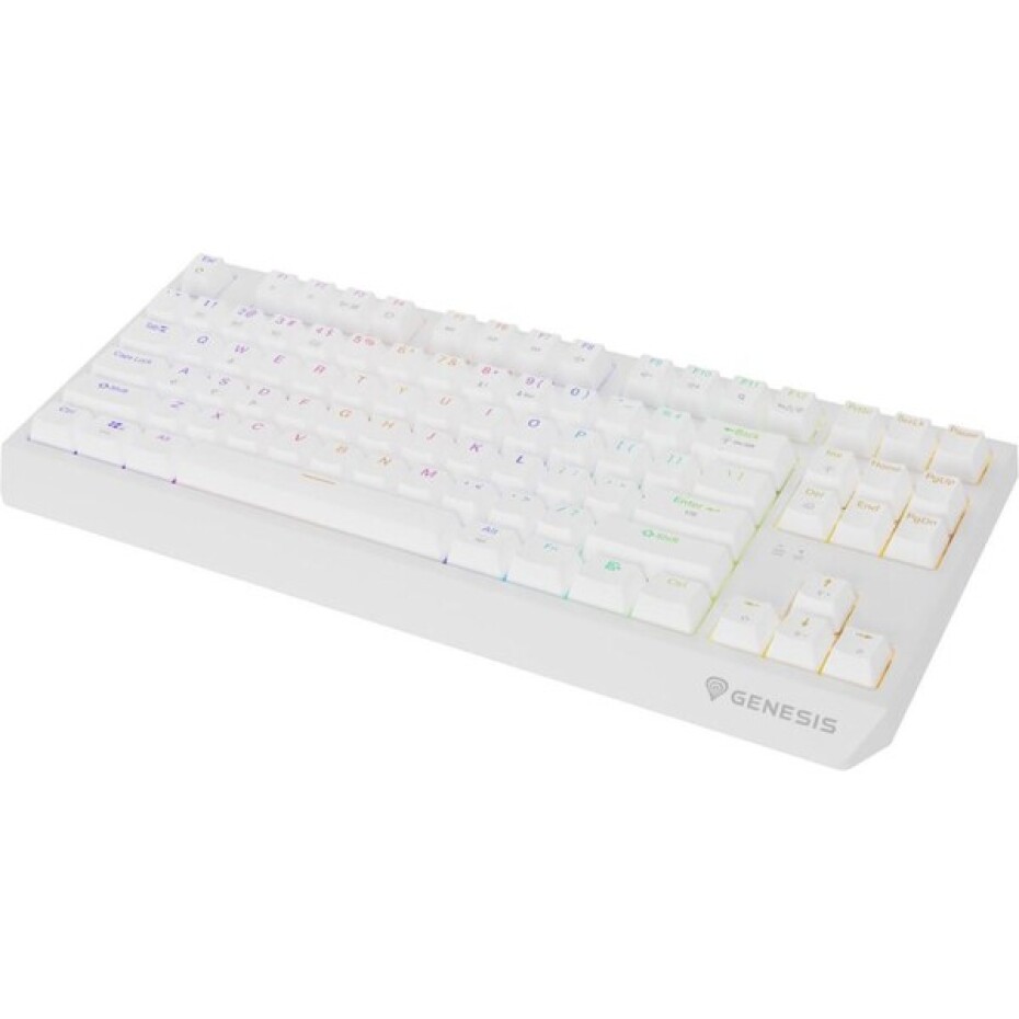 Genesis THOR 230 TKL RGB bezdrátová mechanická klávesnice bílá Outemu Red - main (2)