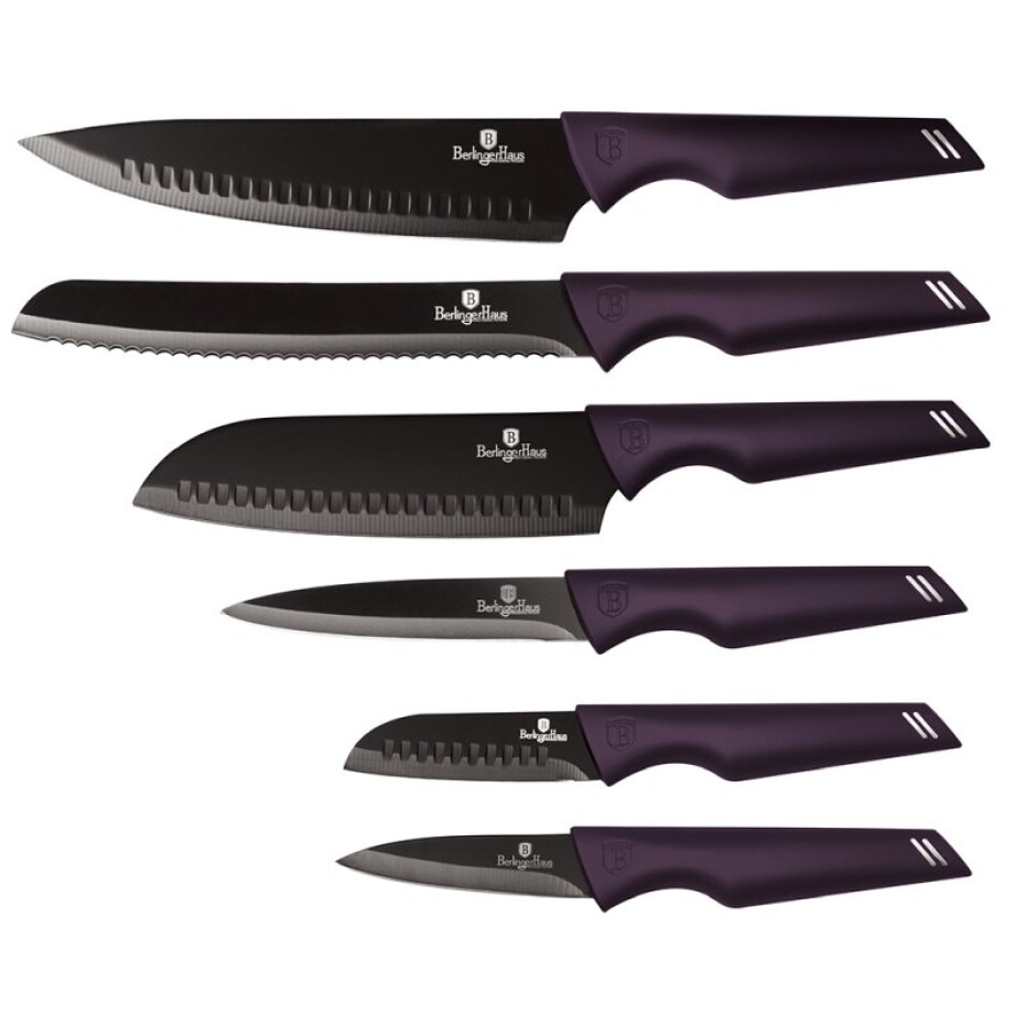 BERLINGERHAUS Sada nožů s nepřilnavým povrchem 6 ks Purple Eclipse Collection BH-2597 - main (0)