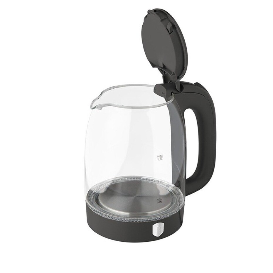 BERLINGERHAUS Rychlovarná konvice skleněná 1,7 l Antracit Collection BH-9637 - main (1)
