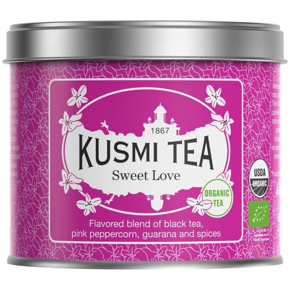 Černý čaj SWEET LOVE, 100 g plechovka, Kusmi Tea - main (0)