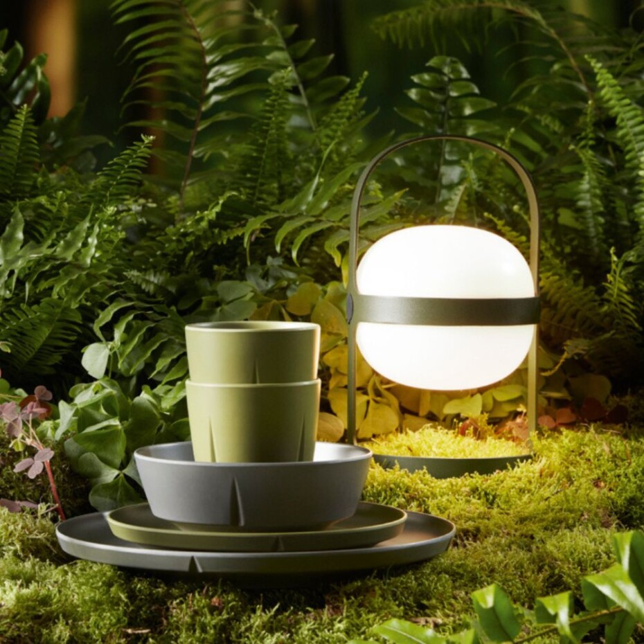 Solární lampa SOFT SPOT 34 cm, olivově zelená, Rosendahl - main (5)