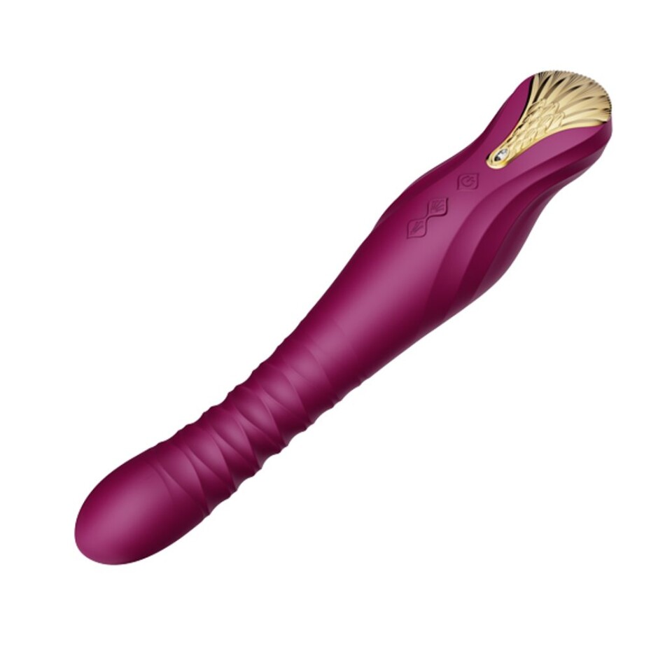Zalo King Vibrating Thruster Velvet Purple - main (4)