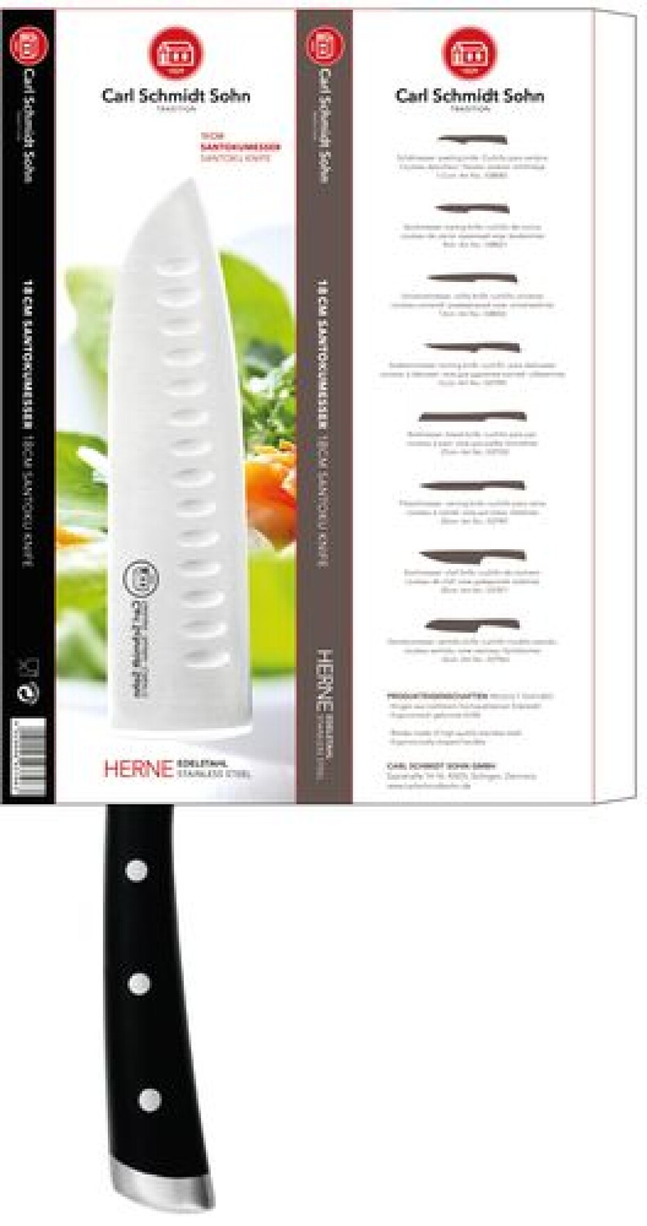 CS SOLINGEN Nůž santoku 18 cm HERNE CS-037963 - main (2)