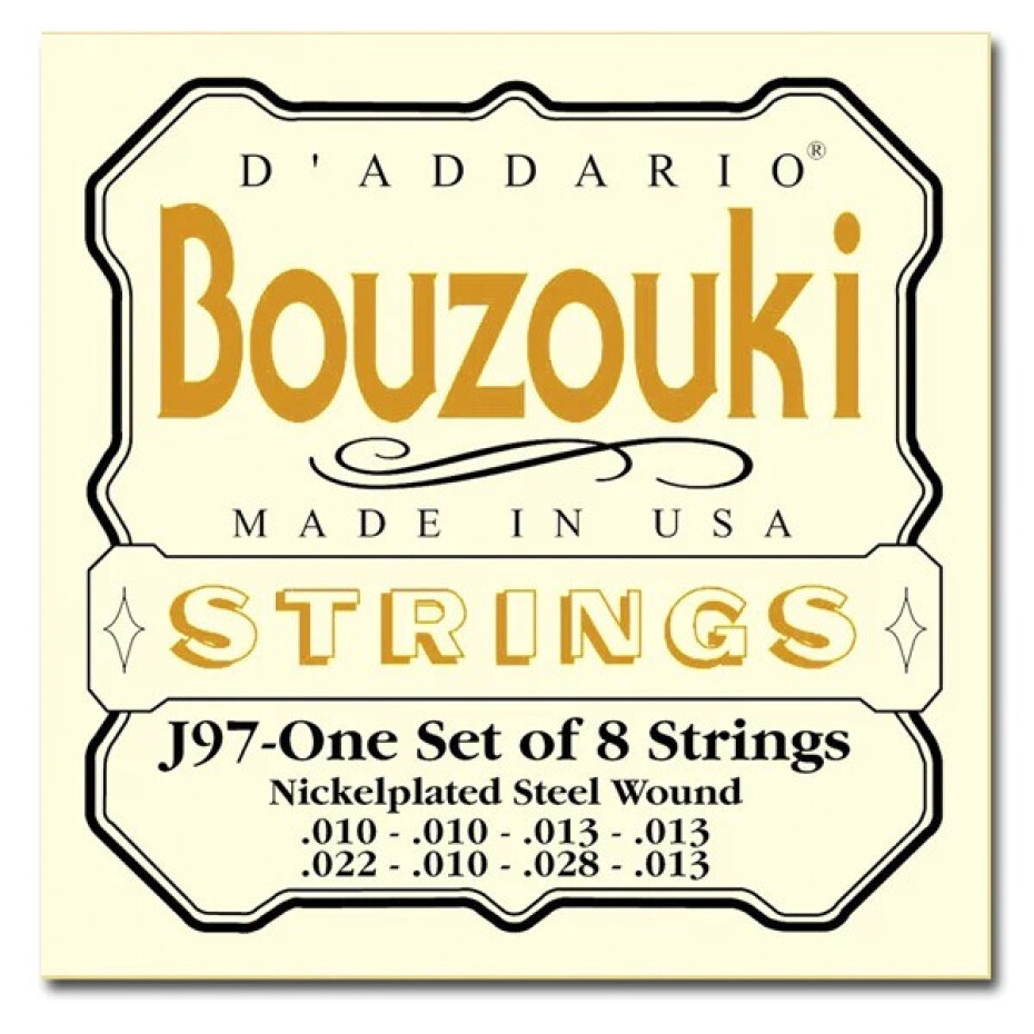 D'Addario J97 Nickel Wound Bouzouki - .010 - .023 - main (0)