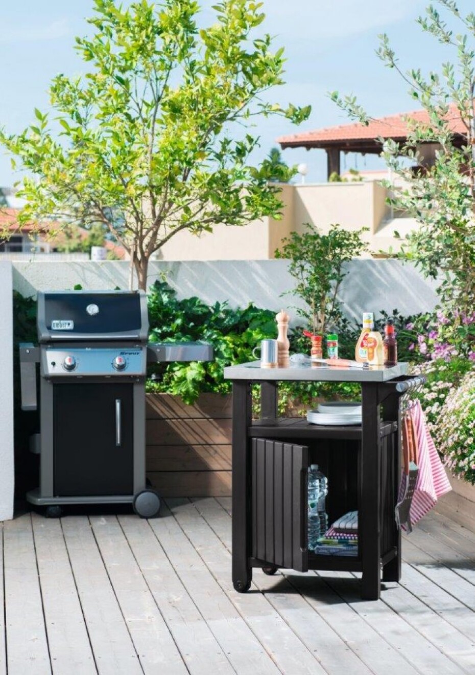 Keter Grilovací stolek Keter UNITY 105L hnědý KT-610200 - main (2)