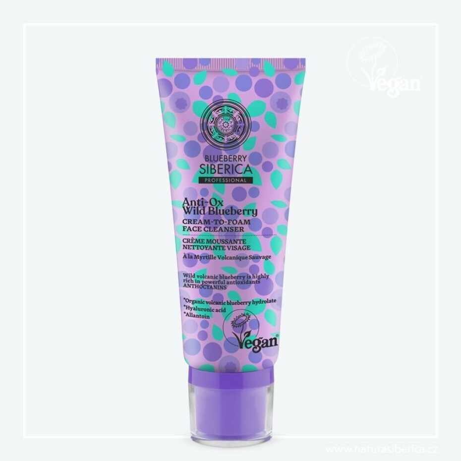 Wild Blueberry Siberica Krémová pěna na čištění pleti 100 ml - main (0)