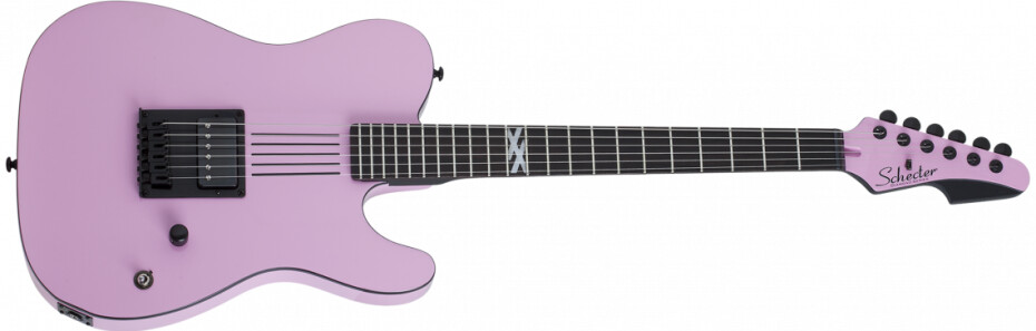 Schecter Machine Gun Kelly Signature PT - Tickets To My Downfall Pink - main (0)