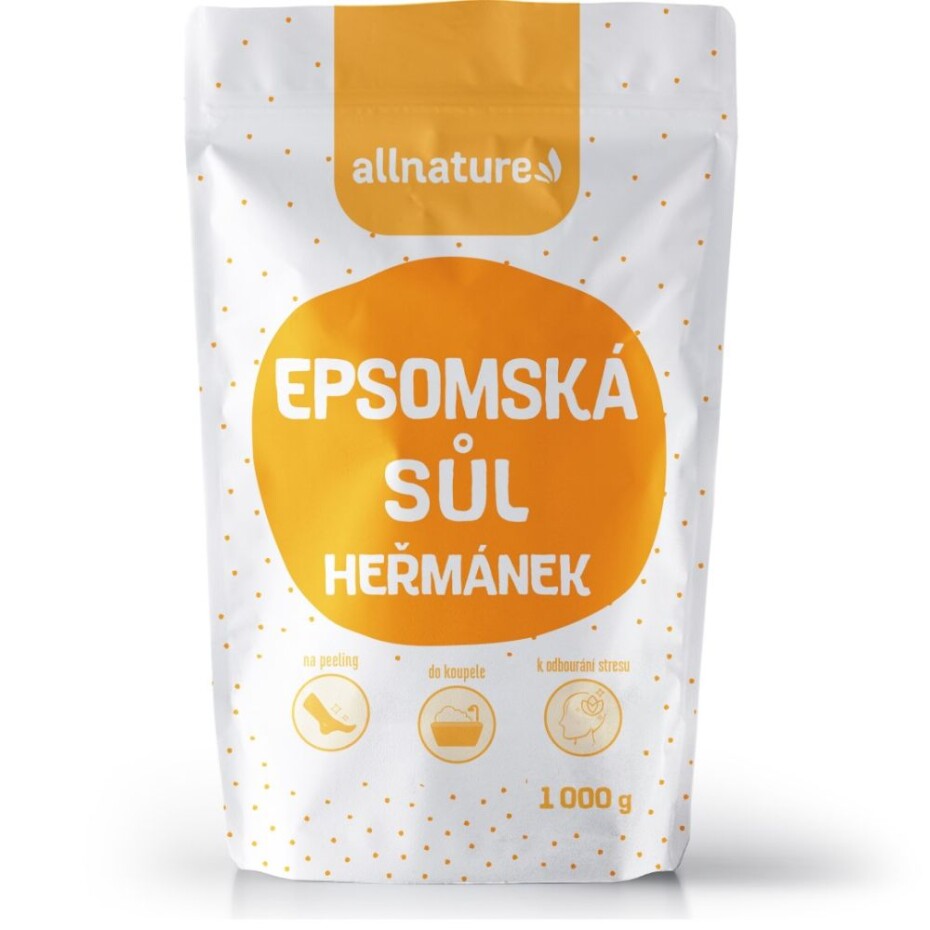 Allnature Epsomská sůl Heřmánek 1000 g - main (0)