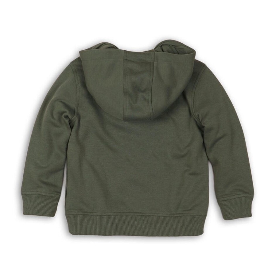 Mikina chlapecká s kapucí, Minoti, TB FLEECE HOODY 4, khaki - 68/80 | 6-12m - main (1)