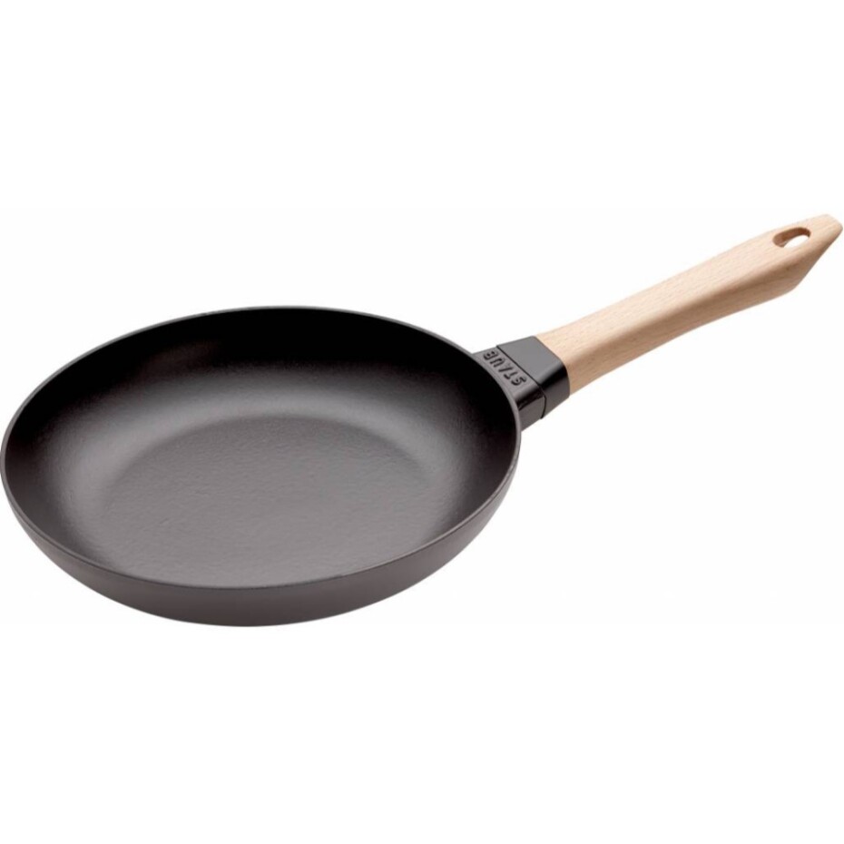 Pánev na smažení 24 cm, s dřevěnou rukojetí, litina, Staub - main (0)