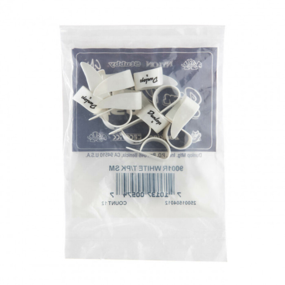 Dunlop 9001R WHITE SMALL THUMBPICKS - main (0)