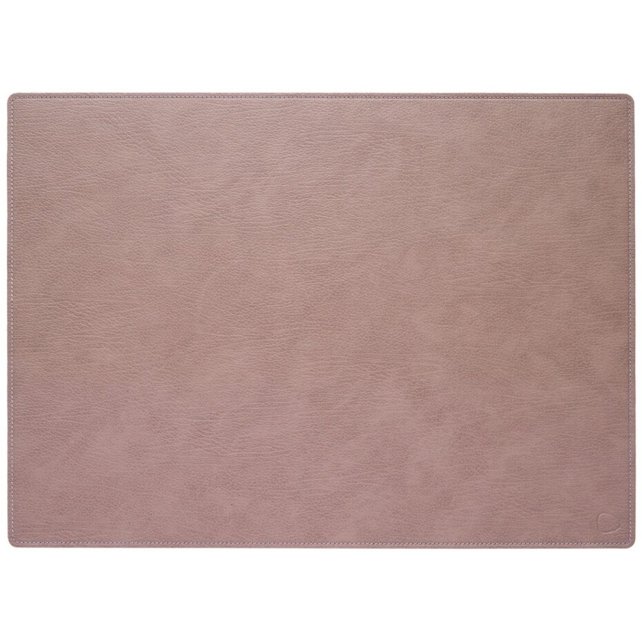 Podložka na pracovní stůl SQUARE BULL 44 x 64 cm, teple šedá / bílá, kůže, LIND DNA - main (0)
