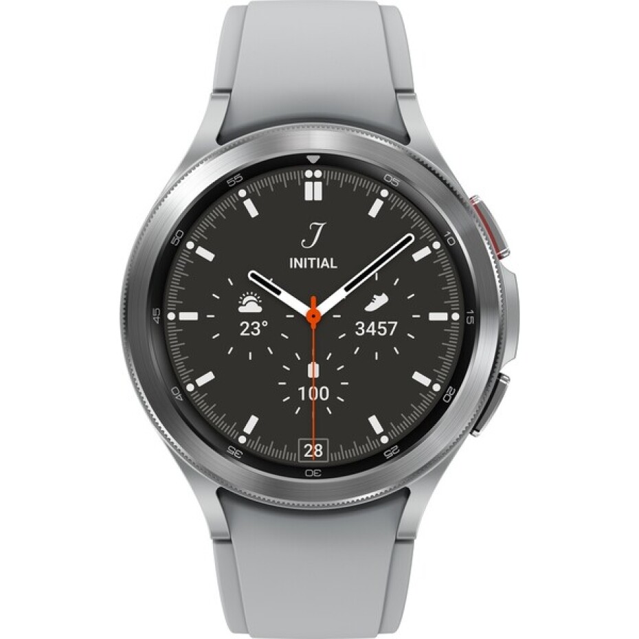 Samsung Galaxy Watch4 Classic 46mm LTE stříbrná - main (1)