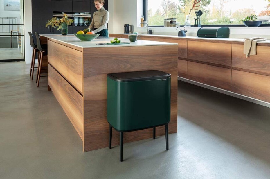 Dotykový odpadkový koš BO TOUCH BIN 36 l, zelená, Brabantia - main (9)