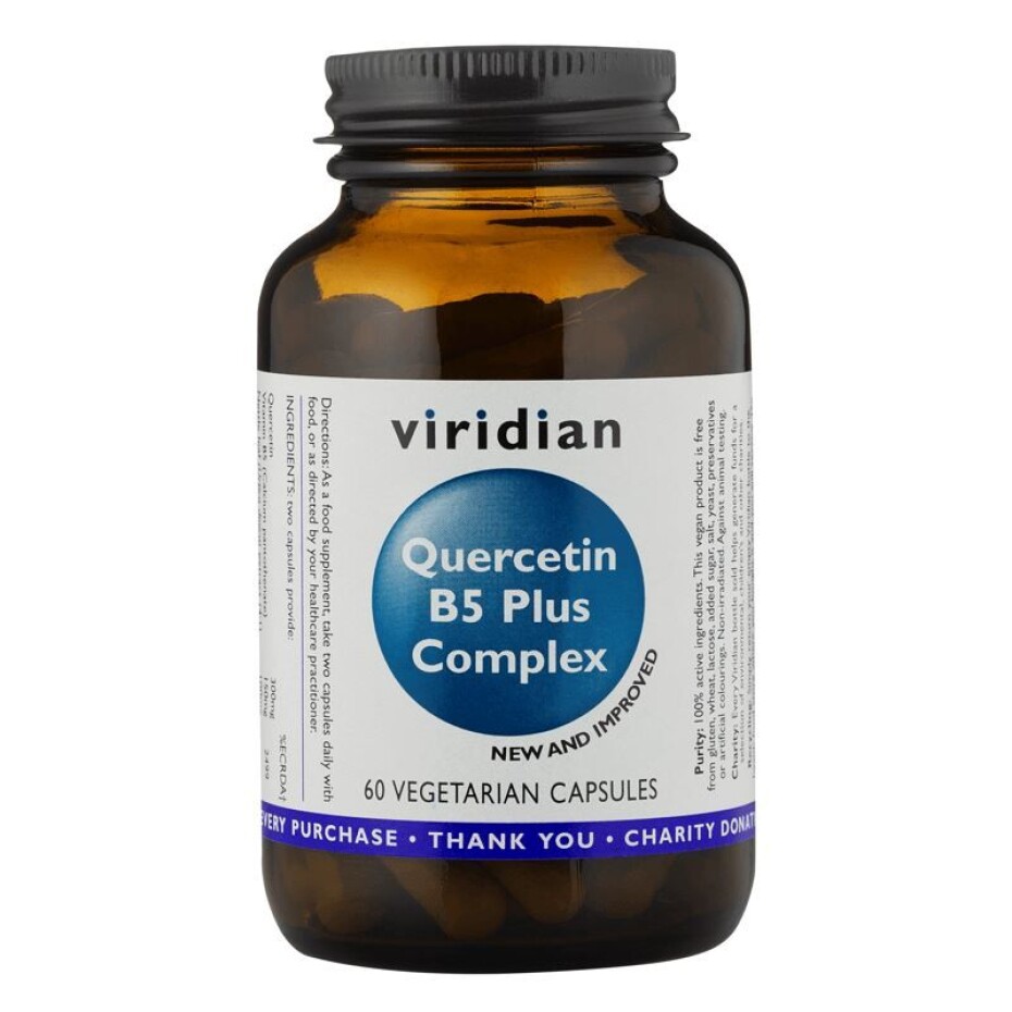Viridian Quercetin B5 Plus Complex 60 kapslí - main (0)