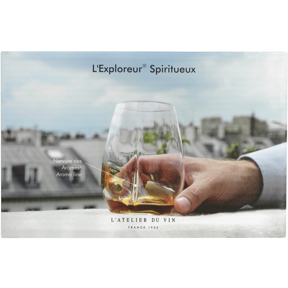 Sklenice na whisky L'EXPLOREUR 460 ml, sada 2 ks, L'Atelier du Vin - main (3)