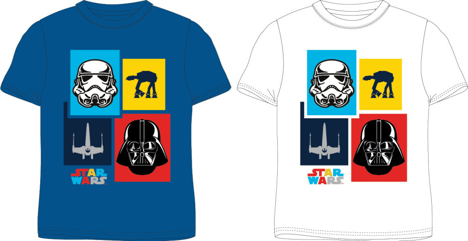 Star-Wars licence Chlapecké tričko - Star Wars 52029487, bílá Barva: Bílá, Velikost: 116 - main (0)