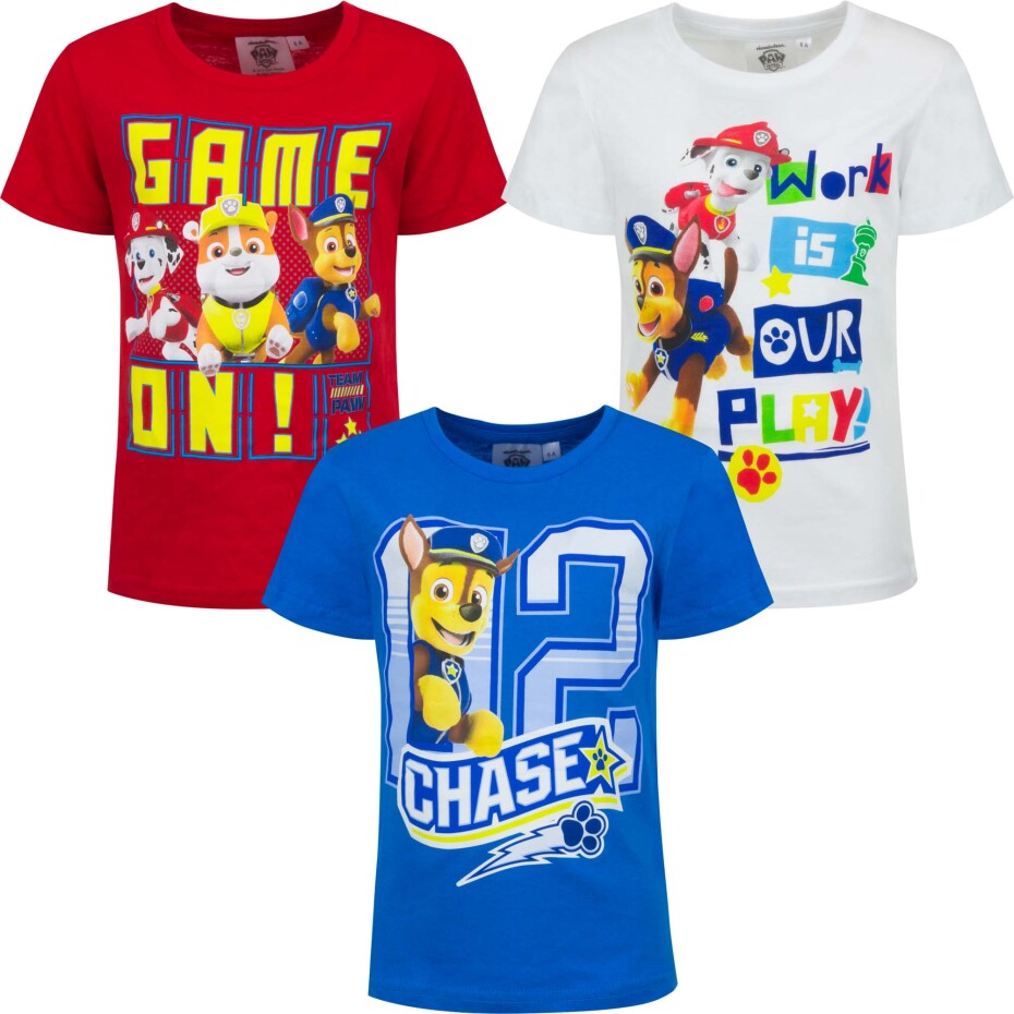 Paw Patrol - Tlapková patrola -Licence Chlapecké triko - Paw Patrol SE1462 , vel. 98-116 Barva: Bílá, Velikost: 98 - main (1)