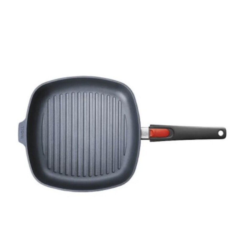 Grilovací pánev TITANIUM NOWO 26 x 26 cm, s odnímatelnou rukojetí , titan, WOLL - main (4)