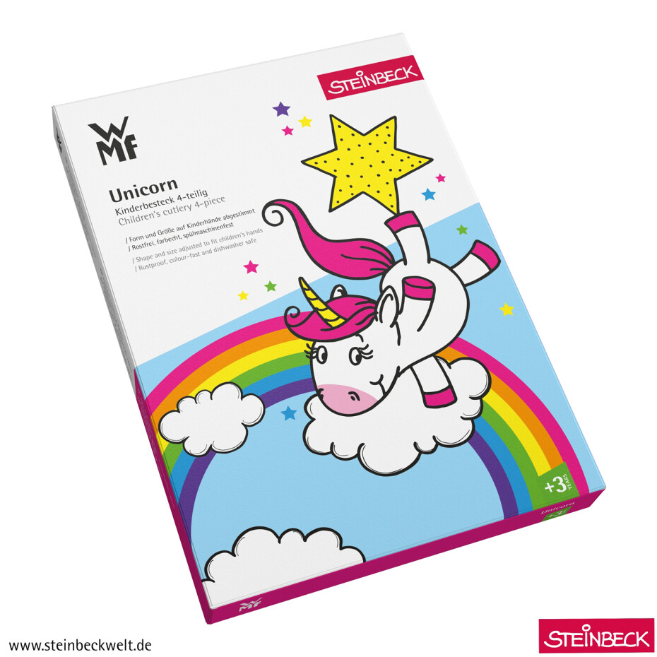 Sada dětských příborů UNICORN, sada 4 ks, WMF - main (2)