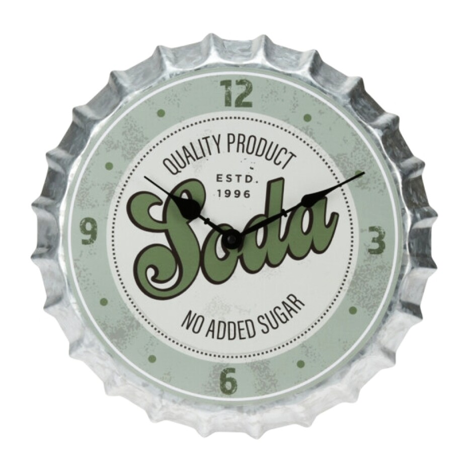 SEGNALE Hodiny nástěnné designové kov 35 cm SODA KO-Y36200690soda - main (0)