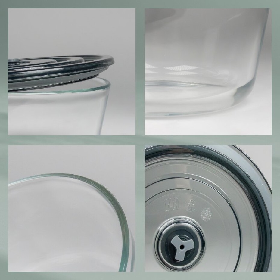 KELA Dóza na potraviny skladovací Aurelia sklo 6,5cm 15,5cm 0,7l
 KL-12640 - main (6)