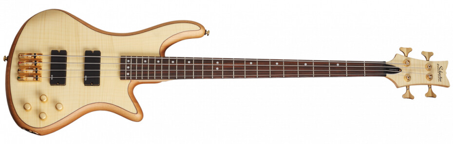 Schecter Stiletto Custom 4, Rosewood Fingerboard - Natural - main (0)