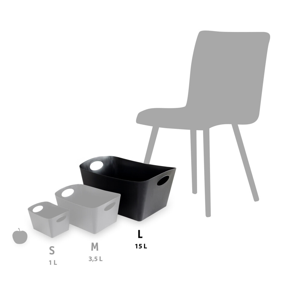 Úložný box BOXXX L 15 l, bílá, Koziol - main (5)