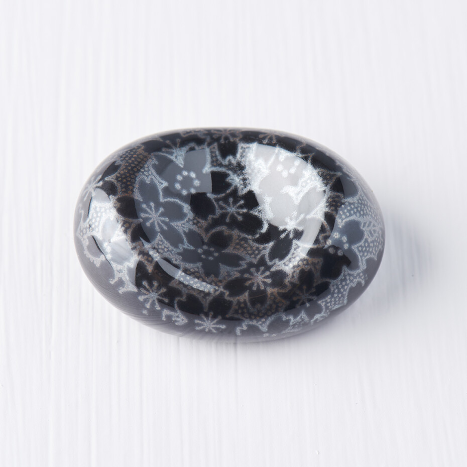 Oblázek na odložení hůlek  BLACK SAKURA , MIJ - main (11)