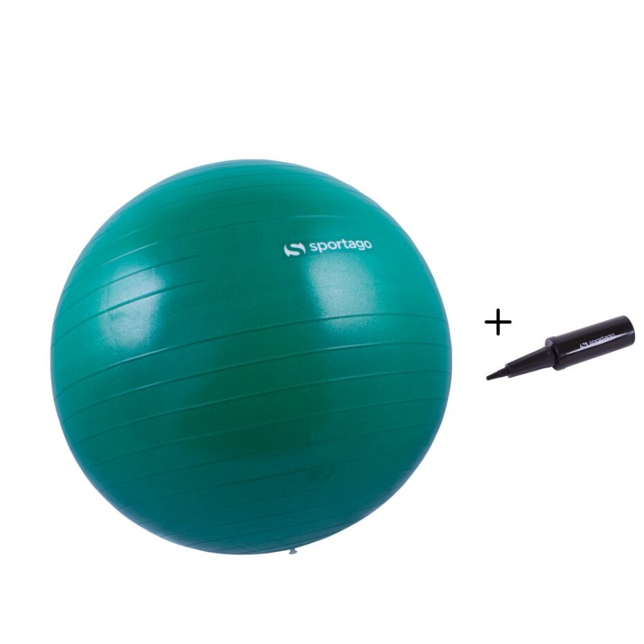 Gymnastický míč Sportago Anti-Burst 55 cm, včetně pumpičky - zelená - main (0)