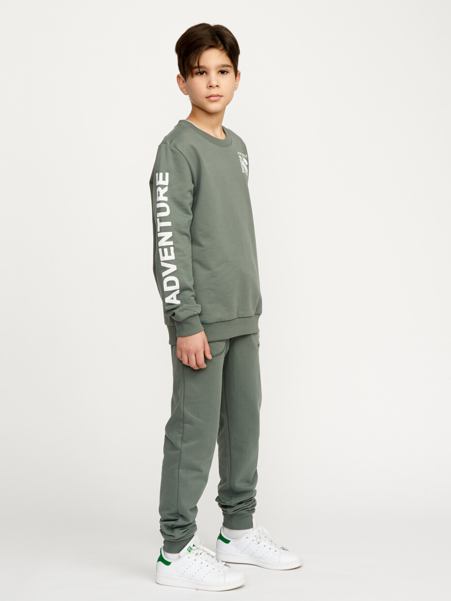 Chlapecké tepláky - Winkiki WJB 02841, khaki Barva: Khaki, Velikost: 140 - main (1)