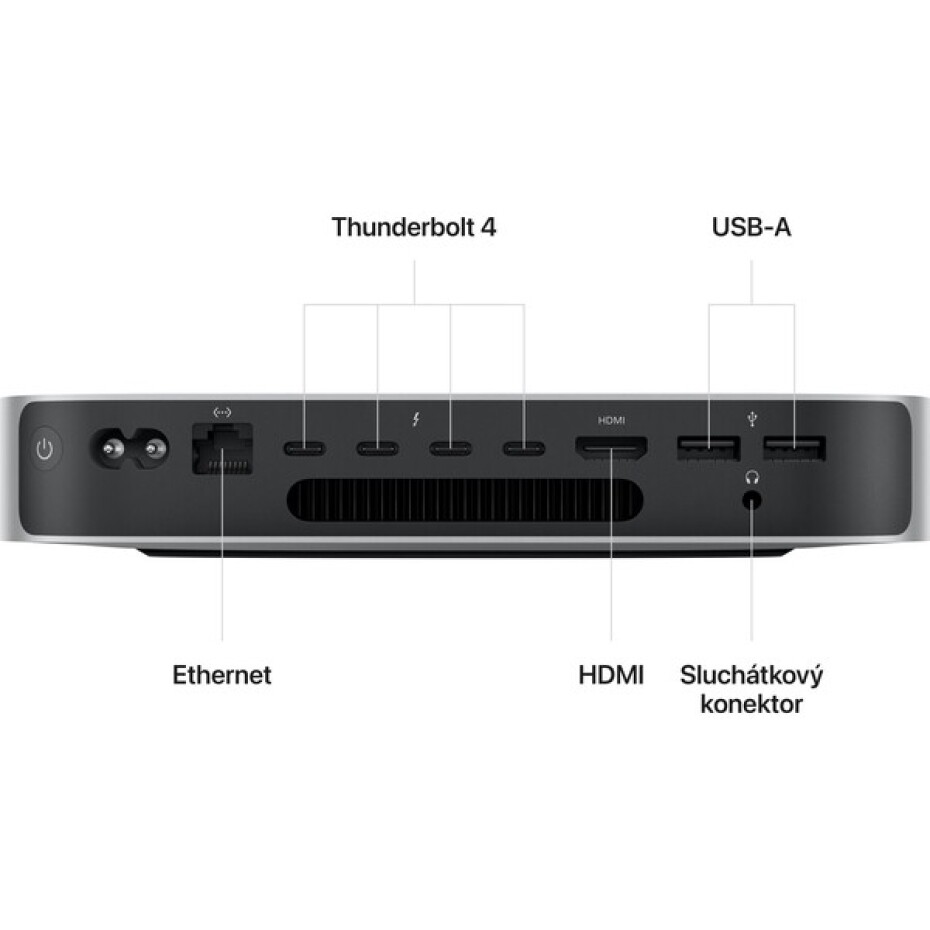 Apple Mac mini / M2 Pro / 16GB / 512GB SSD / stříbrný - main (3)