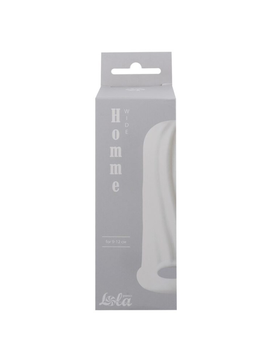 Lola Games Homme Wide White 9-12 cm návlek pro zvětšení penisu - main (1)